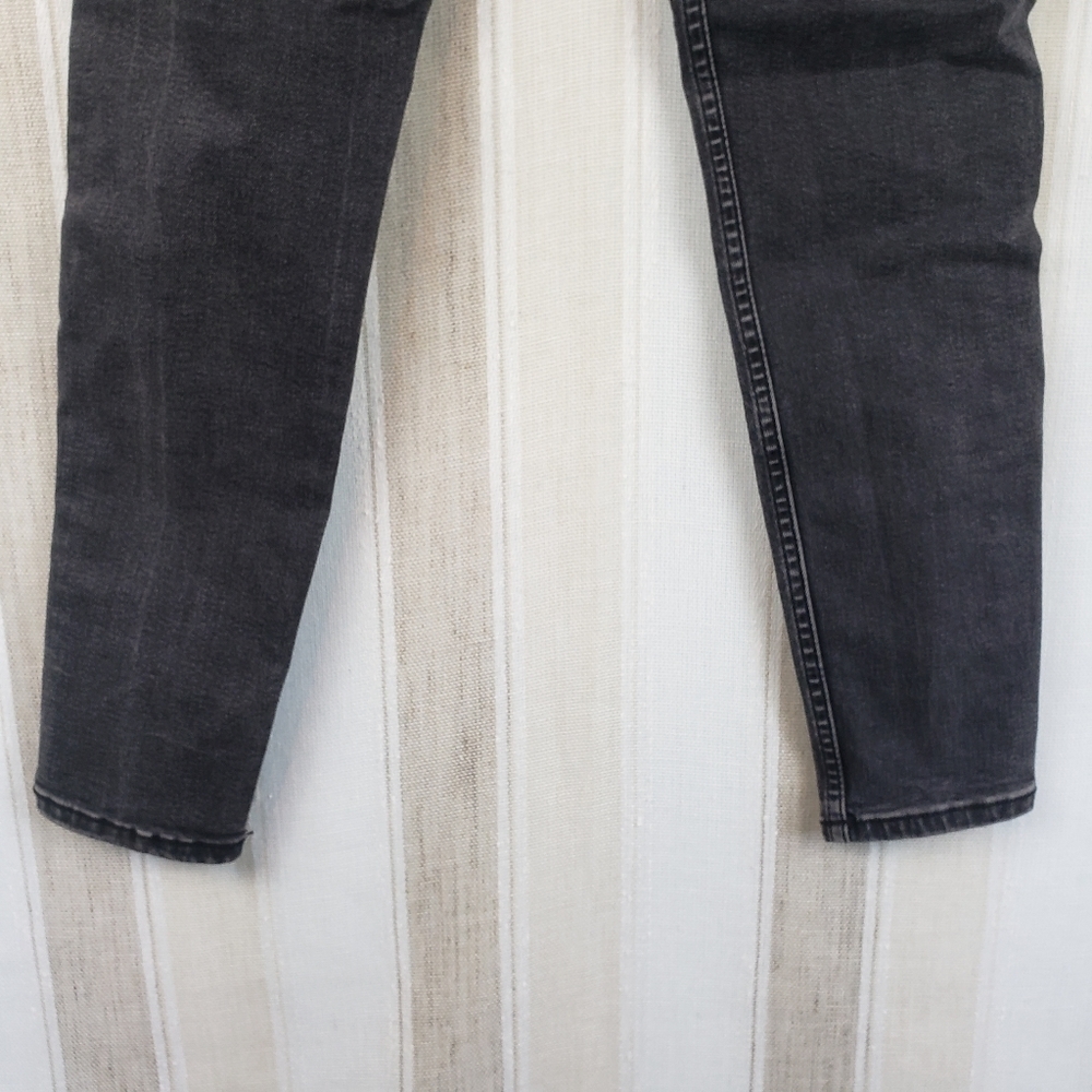 Topshop Moto Jamie Skinny Jeans Ribbon Black Size W28 L32 - Picture 5 of 8